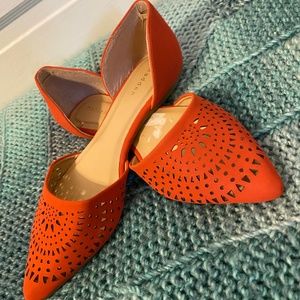 Madden Girl Dressy Orange Flats